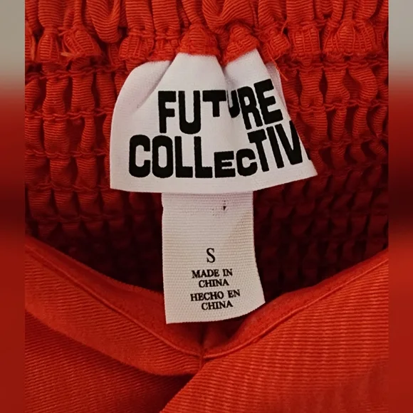 Future Collective Bow Red And Pink Mini Holiday Party Dress Size 2 - Picture 4 of 7